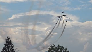 FRECCE TRICOLORI  CENTENARIO AERONAUTICA MILITARE AIR SHOW TORINO 2023 PROVE [upl. by Moises]