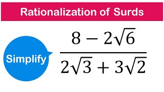 Rationalising denominators  Corbettmaths [upl. by Oswald]