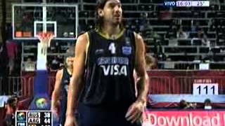 MUNDIAL DE BASQUET TURQUIA 2010 ARGENTINA VS RUSIA Pase al 5to o 6to Puesto [upl. by Nissy572]