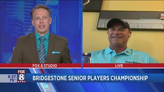 Senior progolfers flocking to Akron  Fox 8 catches up with Scott McCarron [upl. by Anaerol706]