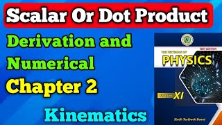 Scalar product  dot product  class 11 physics  Mechanics  lecture 1  BS physics  BSc [upl. by Freud]