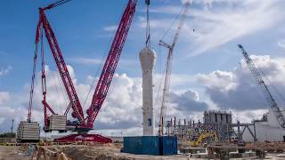 LR 13000 reactor installation  Standing tall to streamline lifts [upl. by Saleem351]