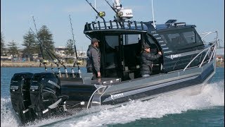 Profile Boats 940HW 450hp Plate Aluminium Fishing Boat [upl. by Ternan]