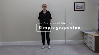 Home Exercise Simple Grapevine [upl. by Ynnot]