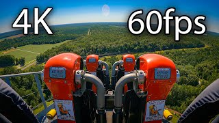 Intimidator 305 back seat onride 4K POV 60fps Kings Dominion [upl. by Halas]