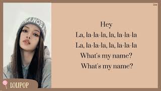 LISA  LALISA Easy Lyrics [upl. by Julie]