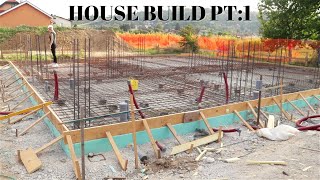 Finally I started building my own house Pt1 foundations and concrete slab [upl. by Alta]