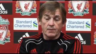 Kenny Dalglish plays down Utd success [upl. by Ainorev]