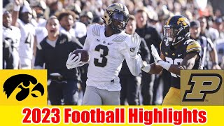 Purdue vs Iowa FULL GAME HIGHLIGHTS  2023 College Football [upl. by Keviv]