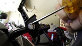 BMW R1200RT Windshield support arm replacement [upl. by Nnairahs349]