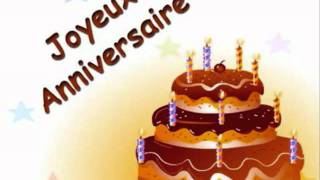 ♪ Nous te souhaitons un joyeux Anniversaire wmv [upl. by Ennail568]