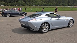 15 Million Ferrari 599 GTZ Nibbio Zagato  Lovely Exhaust Sounds [upl. by Eymaj]