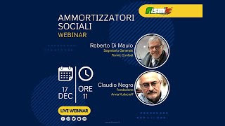 WEBINAR  AMMORTIZZATORI SOCIALI [upl. by Gardie]