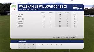 Walsham Le Willows 1st XI v Sudbury 2nd XI [upl. by Enyahs]