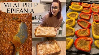 MEAL PREP EPIFANIA 2024  HO CUCINATO TUTTO IL GIORNO  Eleonora Home [upl. by Ociral]