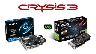 Crysis 3  Radeon HD 7850 vs GeForce GTX 660 [upl. by Tempest]