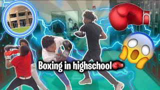 PUT ON THE GLOVES 🥊  HIGHSCHOOL BOXING EDITION 🤯 HE GOT DROPPED😱 [upl. by Akinehs]