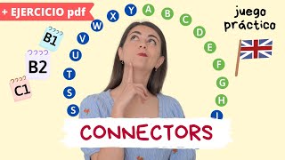 CONNECTORS and LINKING words en inglés GAME  Ejemplos ejercicios y explicación B1B2C1 [upl. by Anola996]