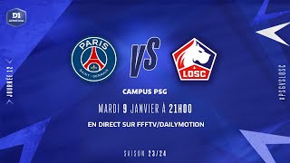 J12 I Paris Saint Germain – Lille OSC 60 le résumé  D1 Arkema  FFF 20232024 [upl. by Udenihc589]