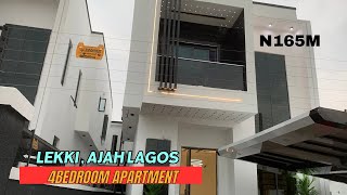 HOUSE FOR SALE IN LEKKI LAGOS NIGERIA 4 Bedroom with bq in Ajah lekki sales [upl. by Minnie644]