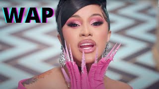 WAP  Cardi b ft Megan Thee Stallion  Explicit lyrics [upl. by Yelats]