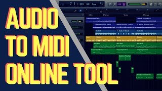 How to Convert Audio to MIDI Online Easy Tutorial [upl. by Nylidnam975]