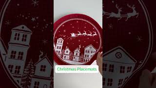 Christmas Placemats pacesettertextile [upl. by Alyce]