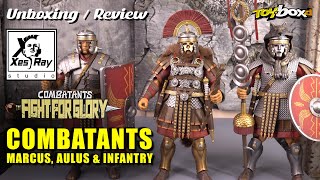 Xesray Studio Combatants Fight for Glory MARCUS AULUS amp INFANTRY ROMAN SOLDIERS Unboxing amp Review [upl. by Arnst]