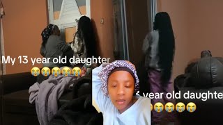 Emihle viral videoEmihle responds to her mom on TikTok after biting her hand 😭 [upl. by Vullo]