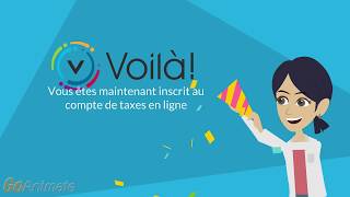 Voilà Compte de taxes en ligne [upl. by Samal]