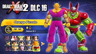 NEW Hidden DLC 16 Characters Unlocked  Dragon Ball Xenoverse 2 ALL Skills amp Movesets Gameplay [upl. by Perla]