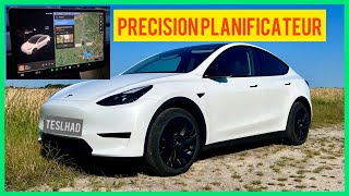 Test PRÉCISION du PLANIFICATEUR Tesla Model Y amp 3 sur AUTOROUTE et NATIONALE [upl. by Aehr]