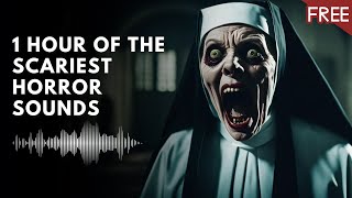 1 Hour of Creepy Horror Halloween Sounds HD FREE [upl. by Laerdna264]