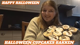 HALLOWEEN CUPCAKES BAKKEN [upl. by Melesa]