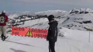 Skiing down Fred run in Flaine [upl. by Hansen]