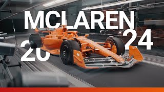 McLaren dévoile ses nouvelles couleurs 2024 [upl. by Nomrac]