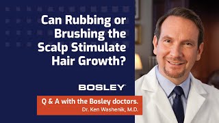 Can Rubbing or Brushing the Scalp Stimulate Hair Growth [upl. by Hemphill]