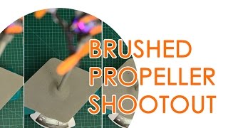 Propeller shootout for 85x20mm brushed motors Thrust Tests on Racerstar 8520  BEST FOR LESS [upl. by Noswal691]