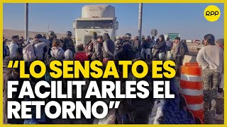 Sobre migrantes “Lo más sensato es ayudarlos a regresar a su país” indica Ricardo Valdés [upl. by Eissed]