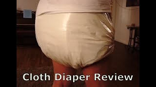 Adult Cloth Diaper Review and Trial For Nighttime Incontinence [upl. by Atteram]