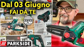 Volantino lidl Parkside fai da te dal 3 giugno 2021 Motosega 12V PARKSIDE PGHSA 12 A1 Muscarella [upl. by Ellimahs183]