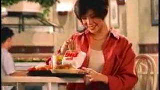 Wendys Hamburger 1994 TV ad featuring Regine Velasquez [upl. by Ahsert787]