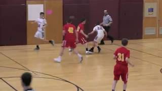 Bangor Slaters A vs Moravian Academy 2 1 2019 Middle School Basketball [upl. by Tobye]