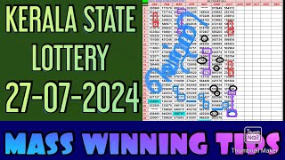 27072024 Kerala State Lottery guessing tips and tricks strategy prediction [upl. by Naleag]