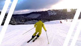 Skifahren im Sauerland POSTWIESE in Neuastenberg bei Winterberg im TEST [upl. by Crandell242]