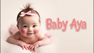 Baby Aya Lyric Video [upl. by Anitsej]