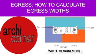 AC 011  Egress How to Calculate Egress Widths [upl. by Airenahs574]