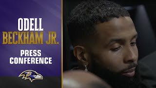 Odell Beckham Jr on the Big Night for the Wide Receivers Group  Baltimore Ravens [upl. by Belia]