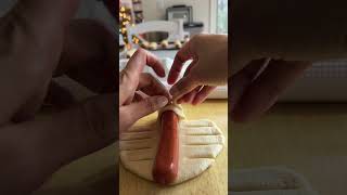 Sausage Roll Twists baking sausage hotdog [upl. by Glarum]