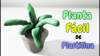 Cómo hacer una planta de plastilina fácil paso a paso explicado playdoh [upl. by Cadmarr]